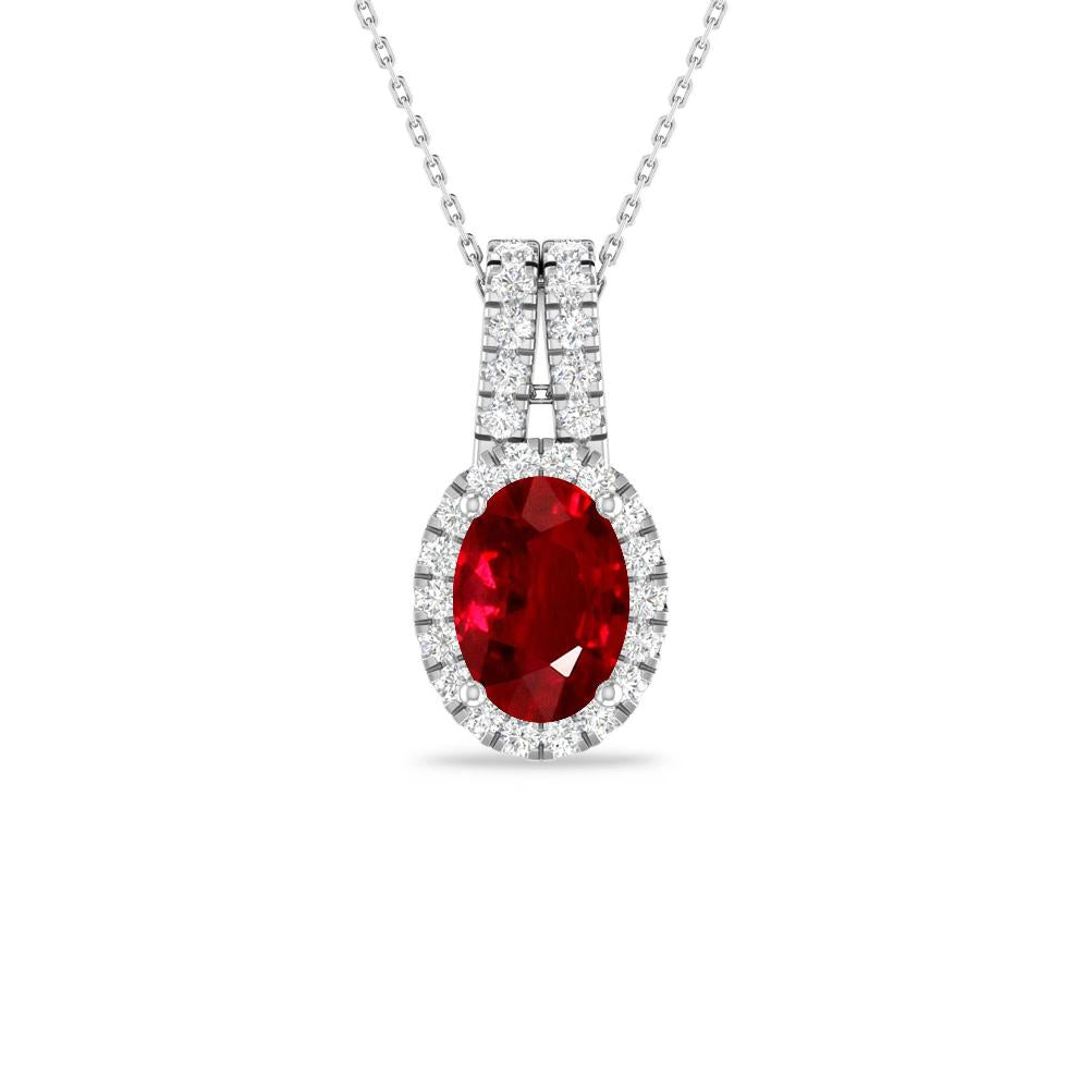 White Gold - Ruby