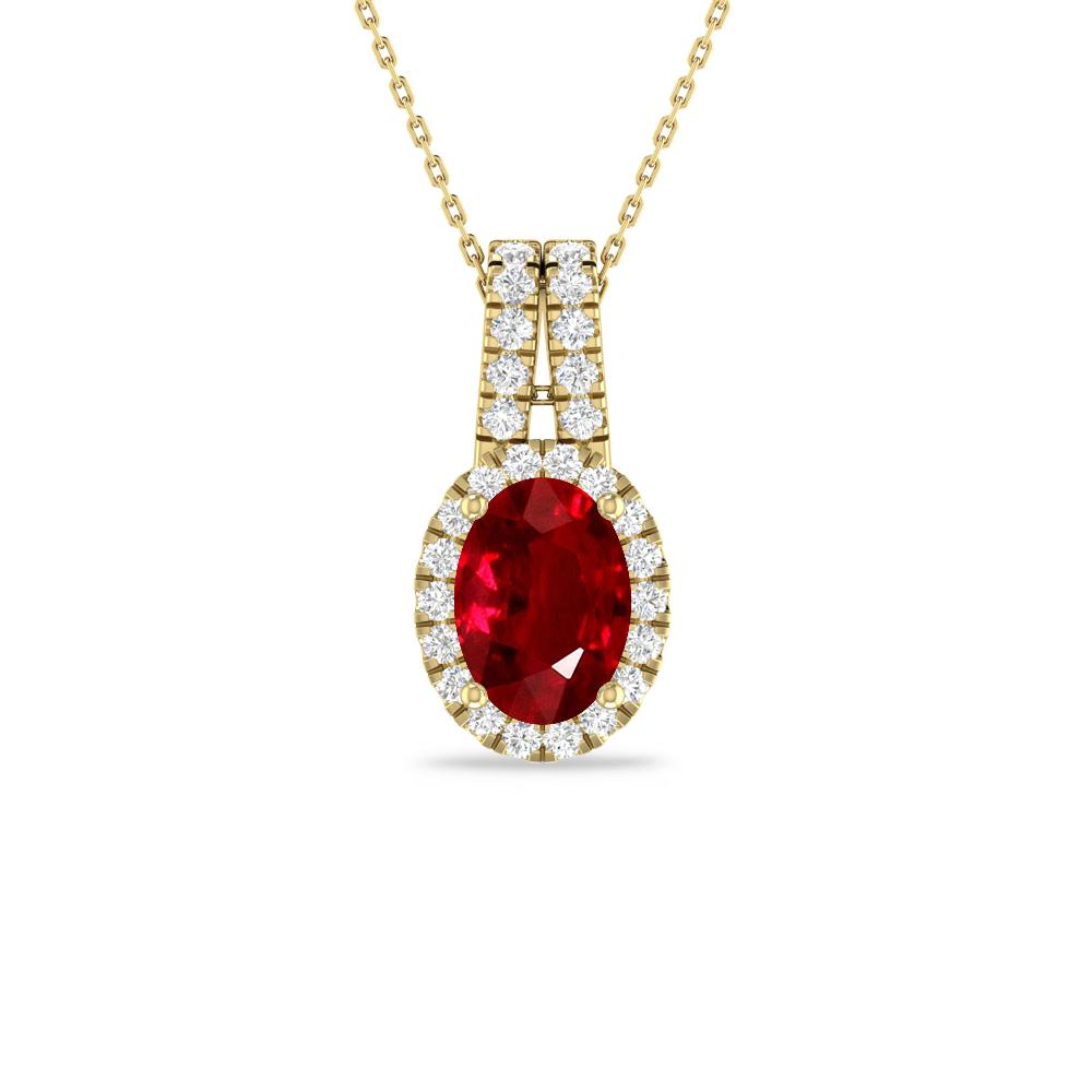 Yellow Gold - Ruby