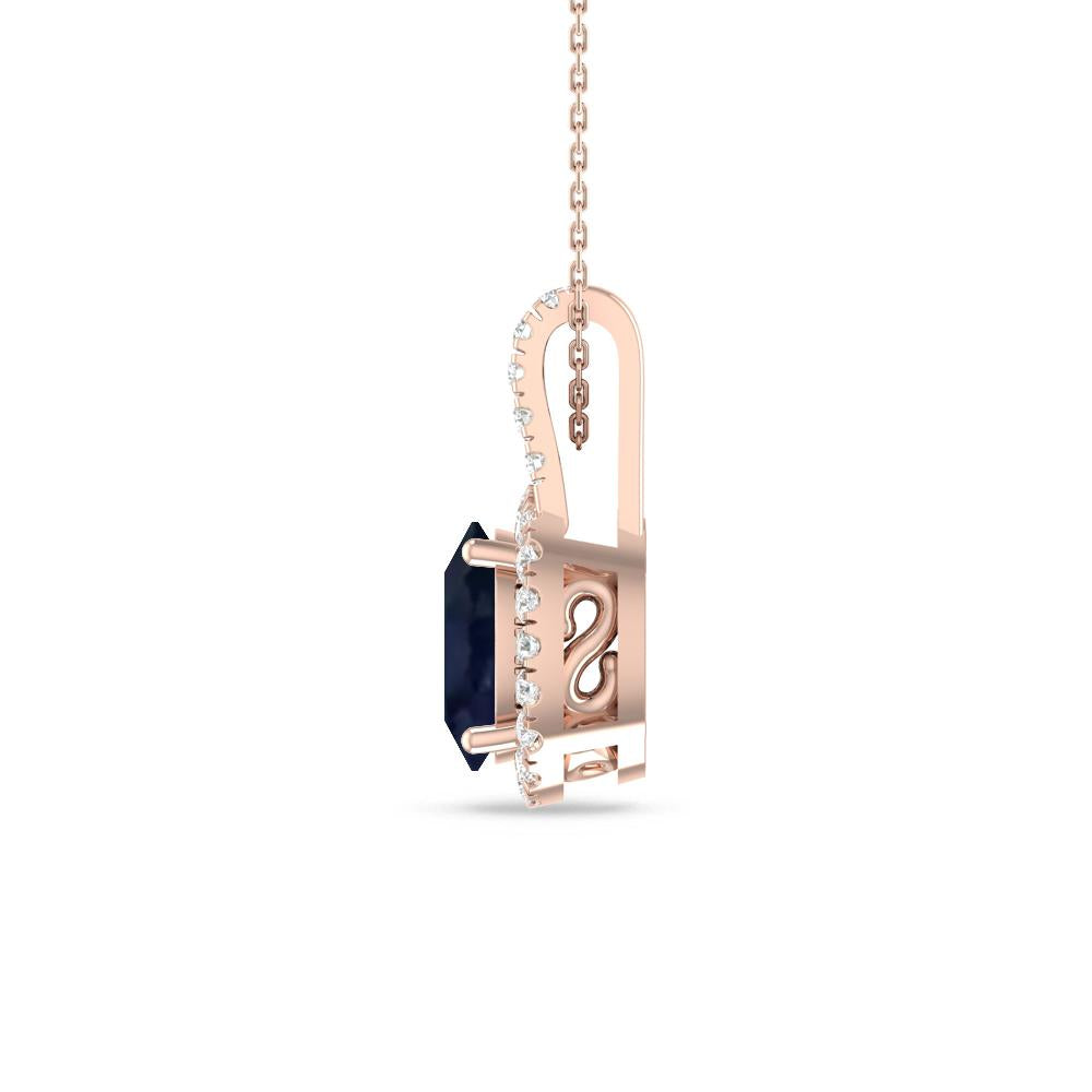 Rose Gold - Sapphire