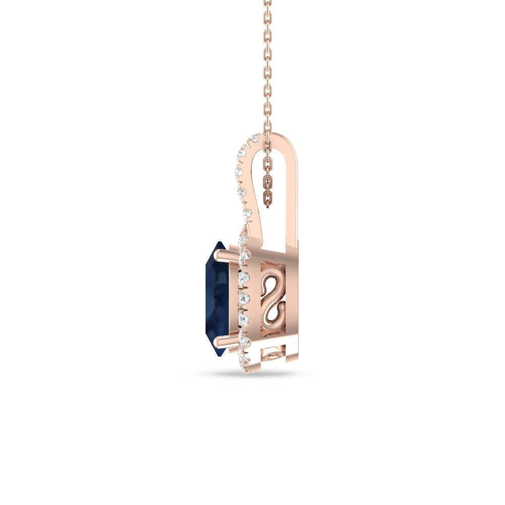 Rose Gold - Sapphire