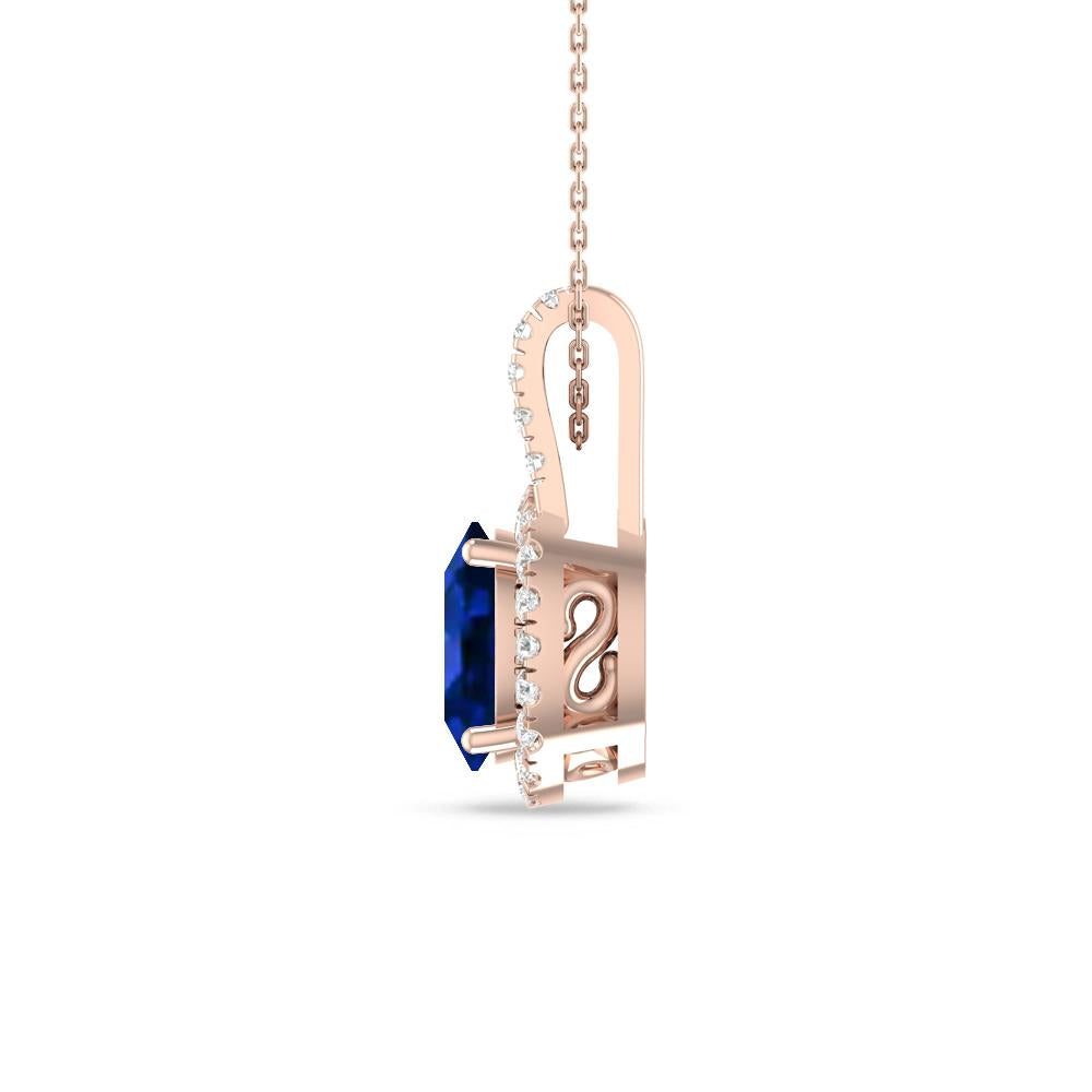 Rose Gold - Sapphire