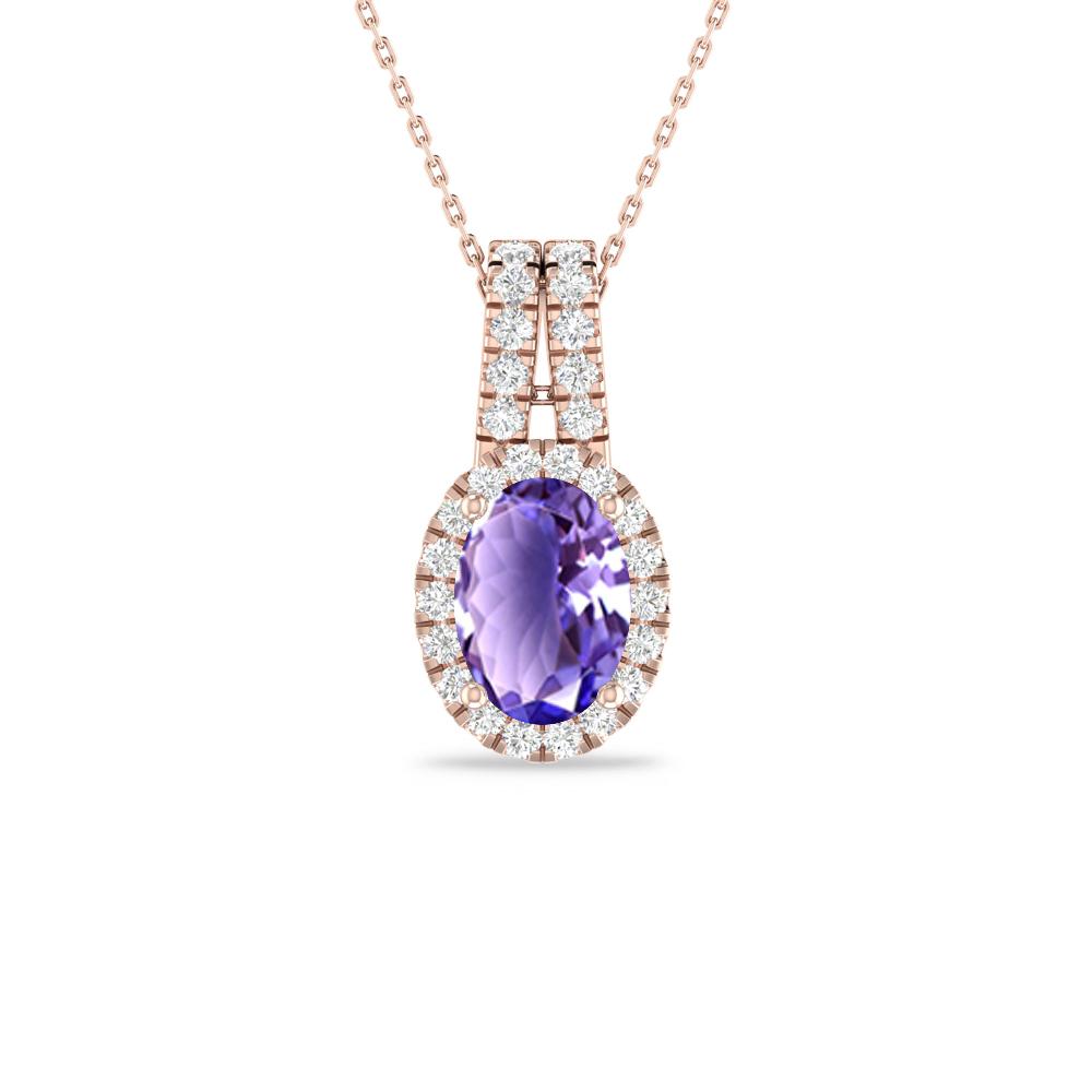 Rose Gold - Tanzanite
