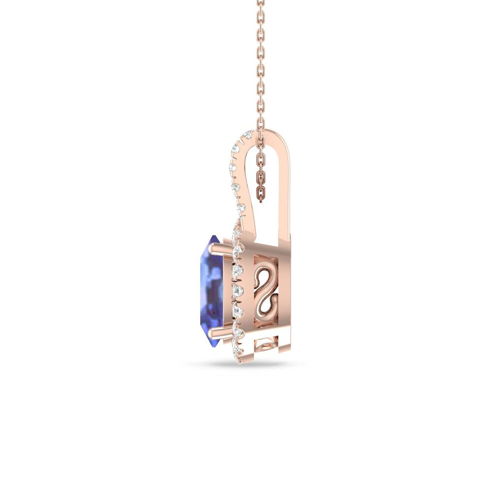 Rose Gold - Tanzanite