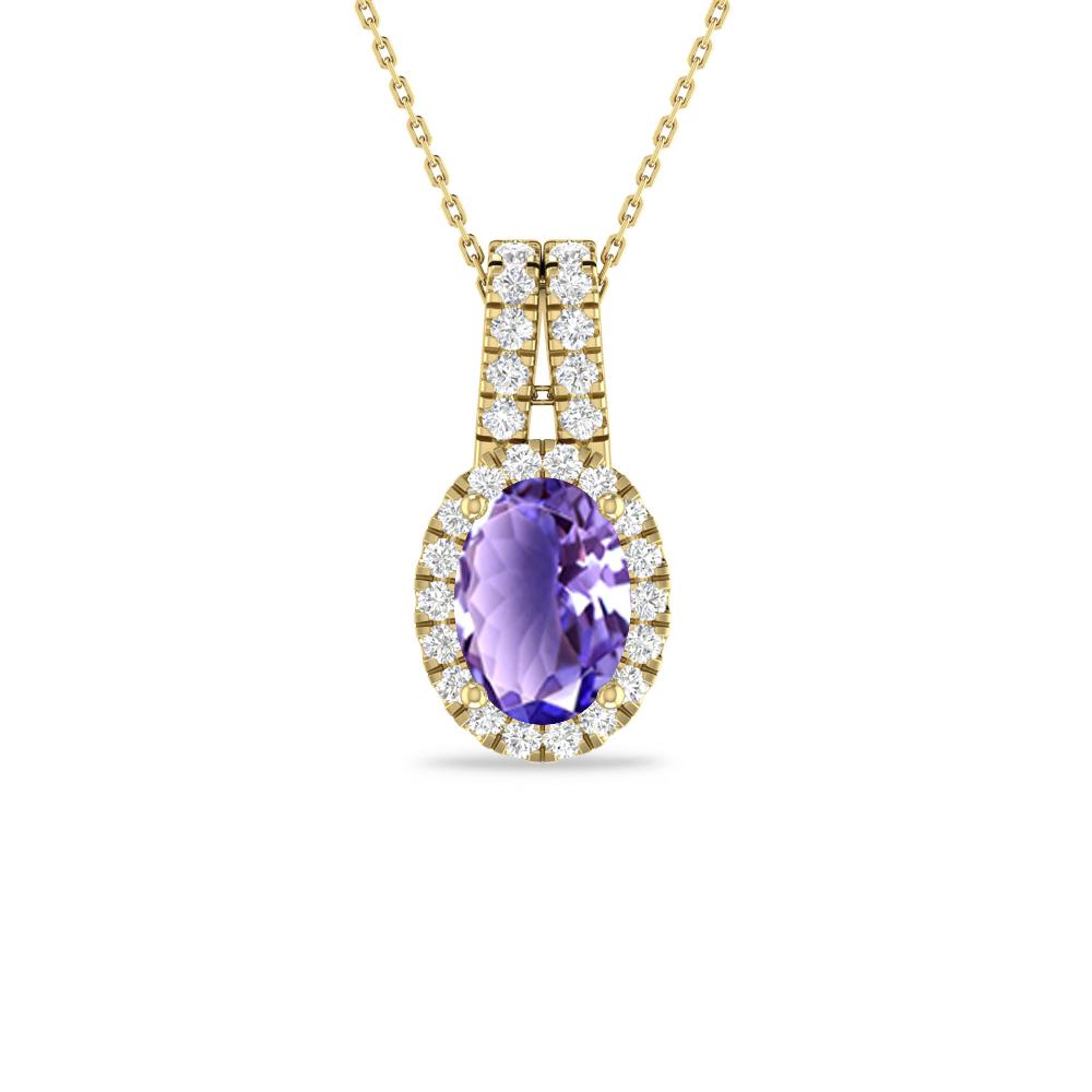 Yellow Gold - Tanzanite