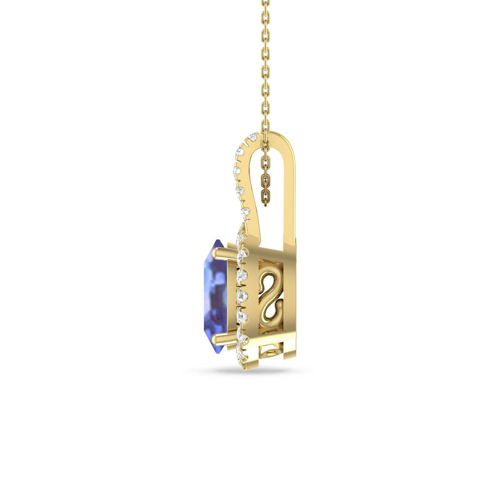 Yellow Gold - Tanzanite