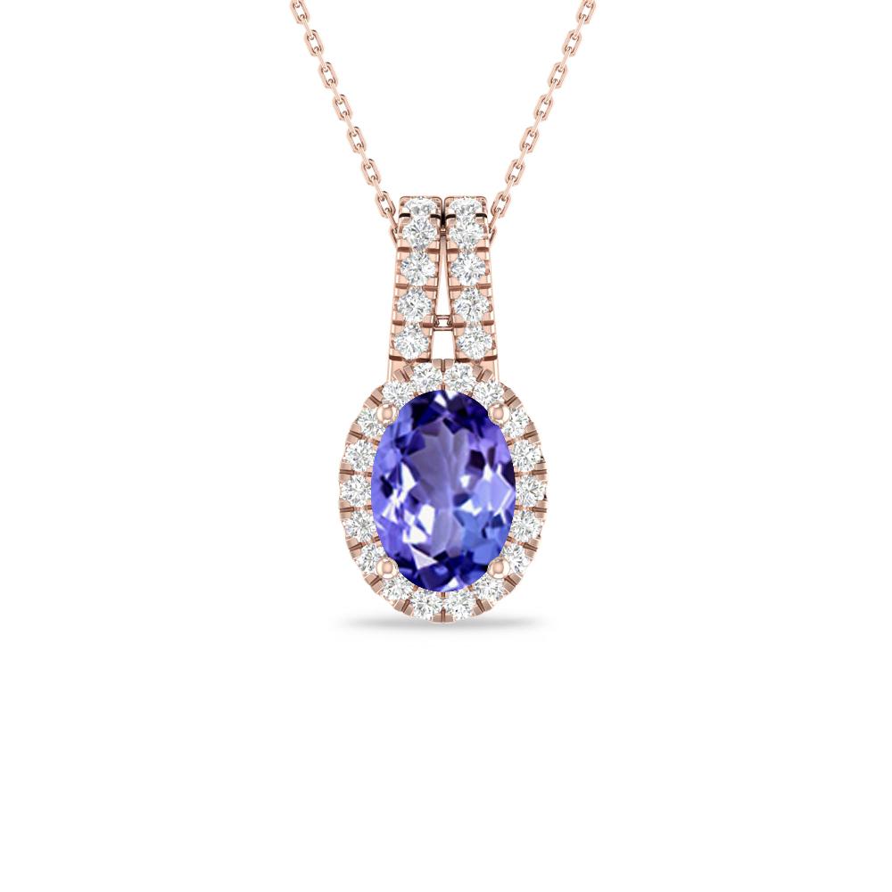 Rose Gold - Tanzanite