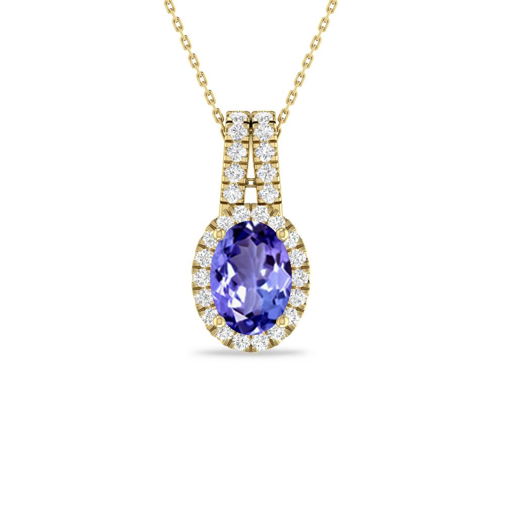 Yellow Gold - Tanzanite