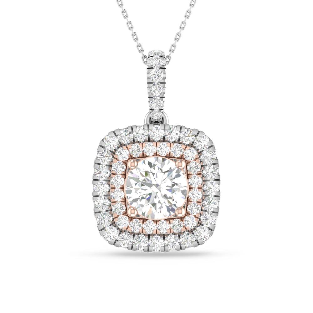 White Gold/Rose Gold - Diamond