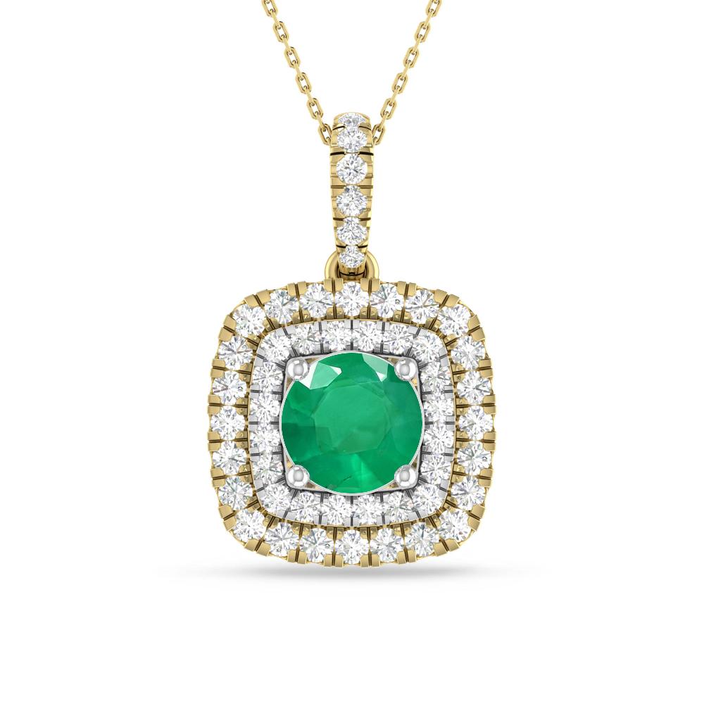 Yellow Gold/White Gold - Emerald