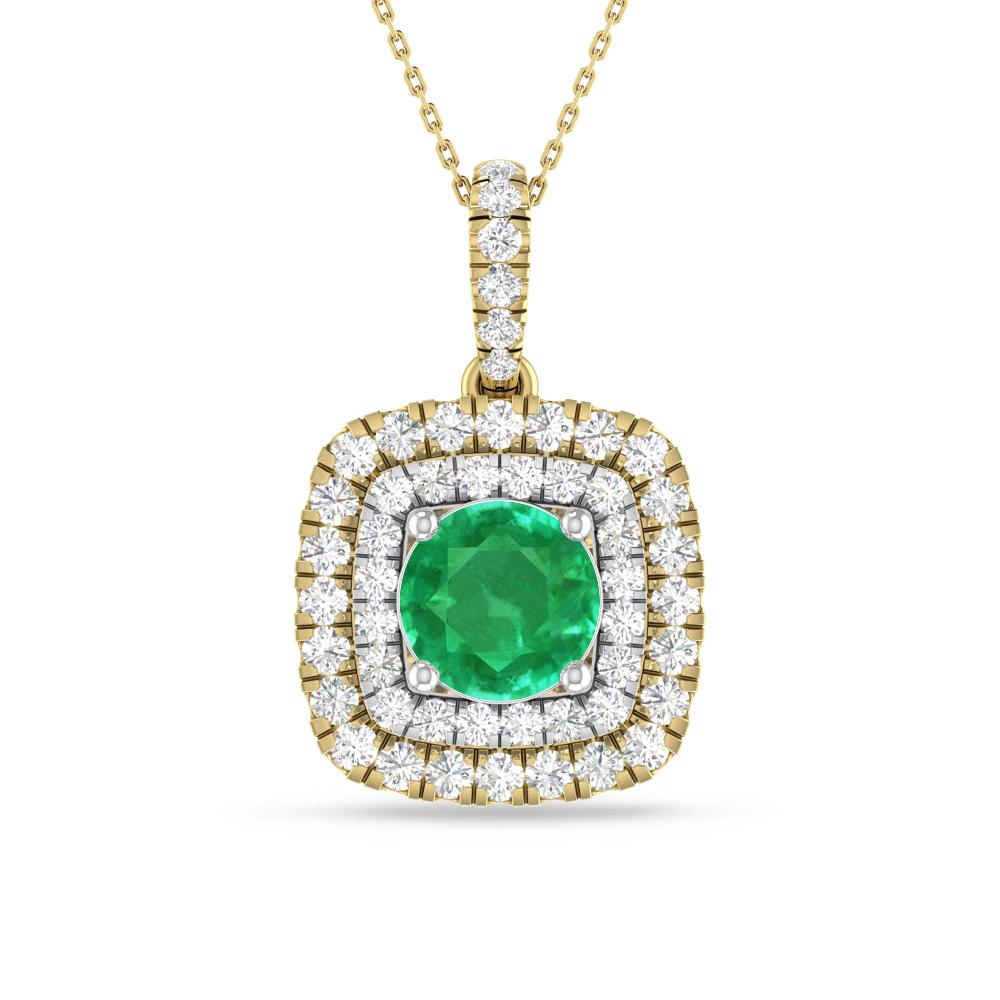 Yellow Gold/White Gold - Emerald