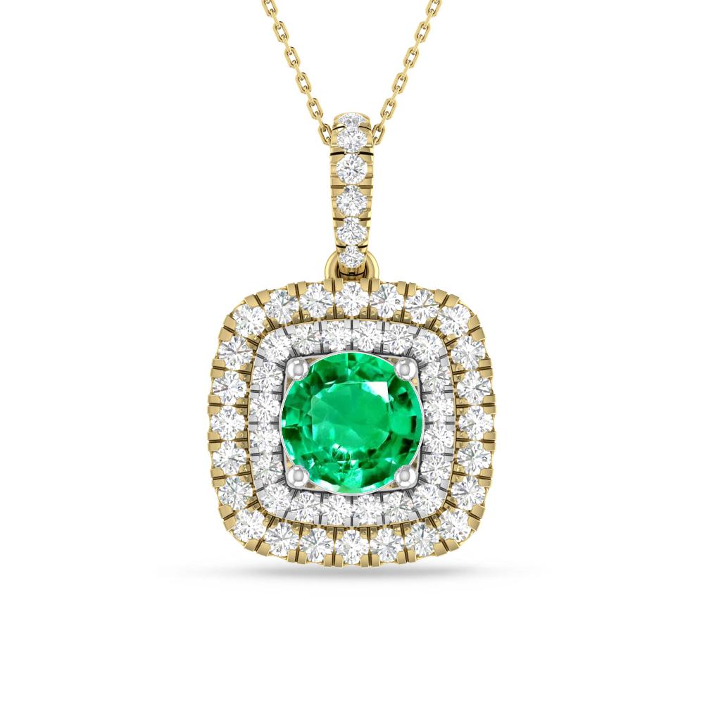 Yellow Gold/White Gold - Emerald