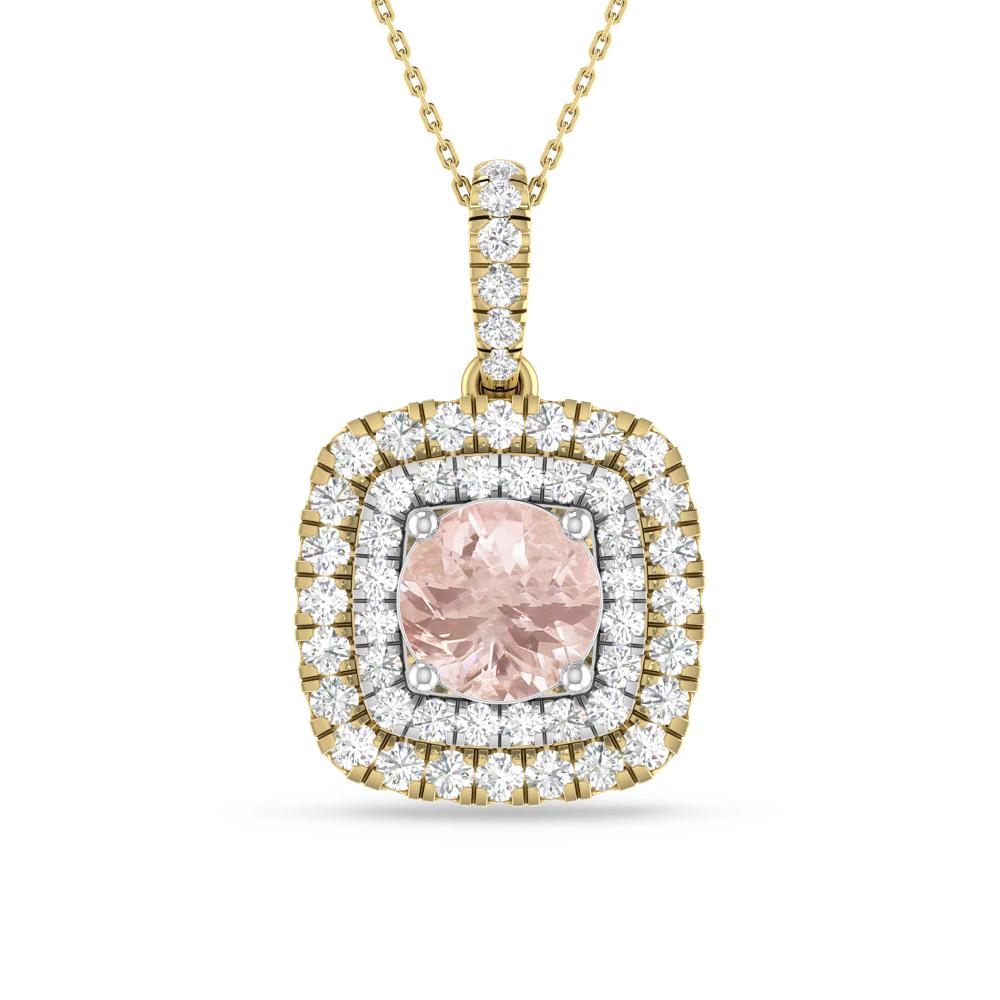 Yellow Gold/White Gold - Morganite