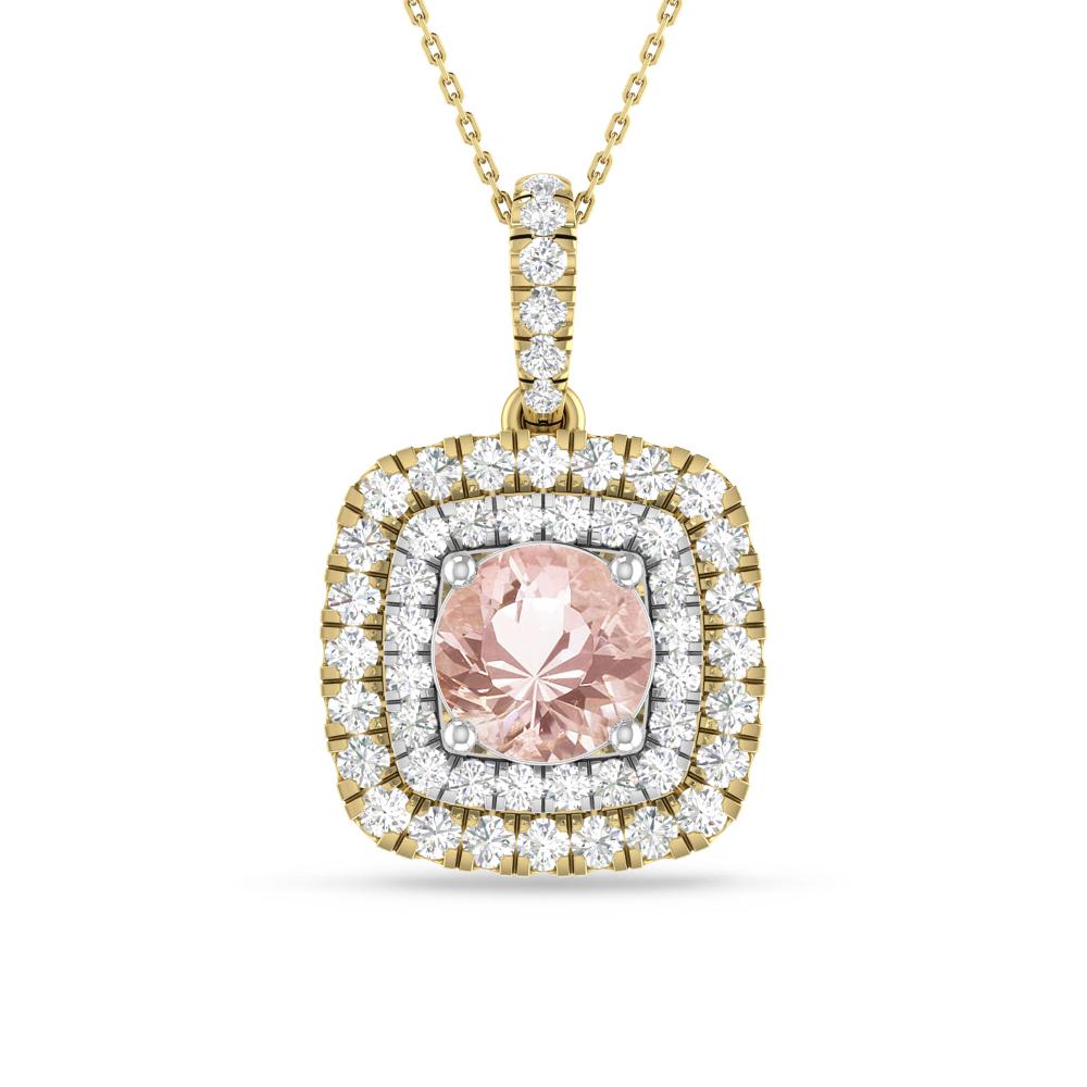 Yellow Gold/White Gold - Morganite