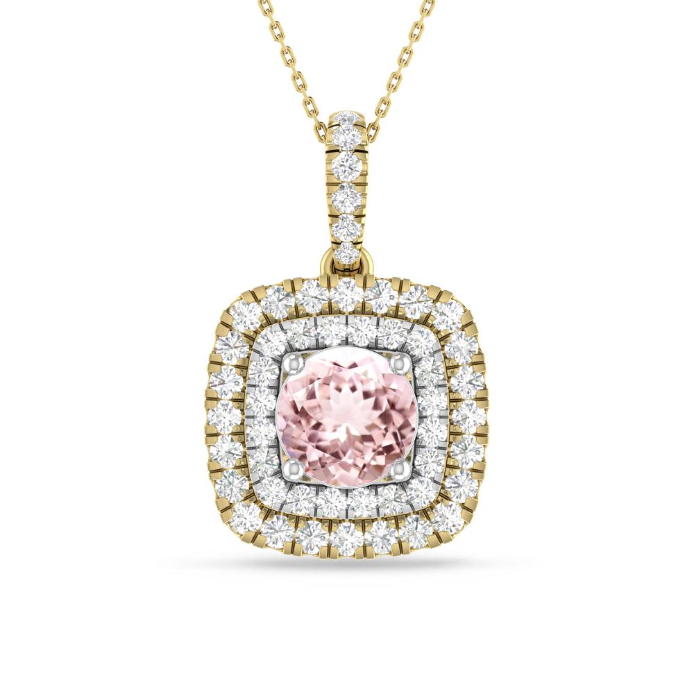 Yellow Gold/White Gold - Morganite