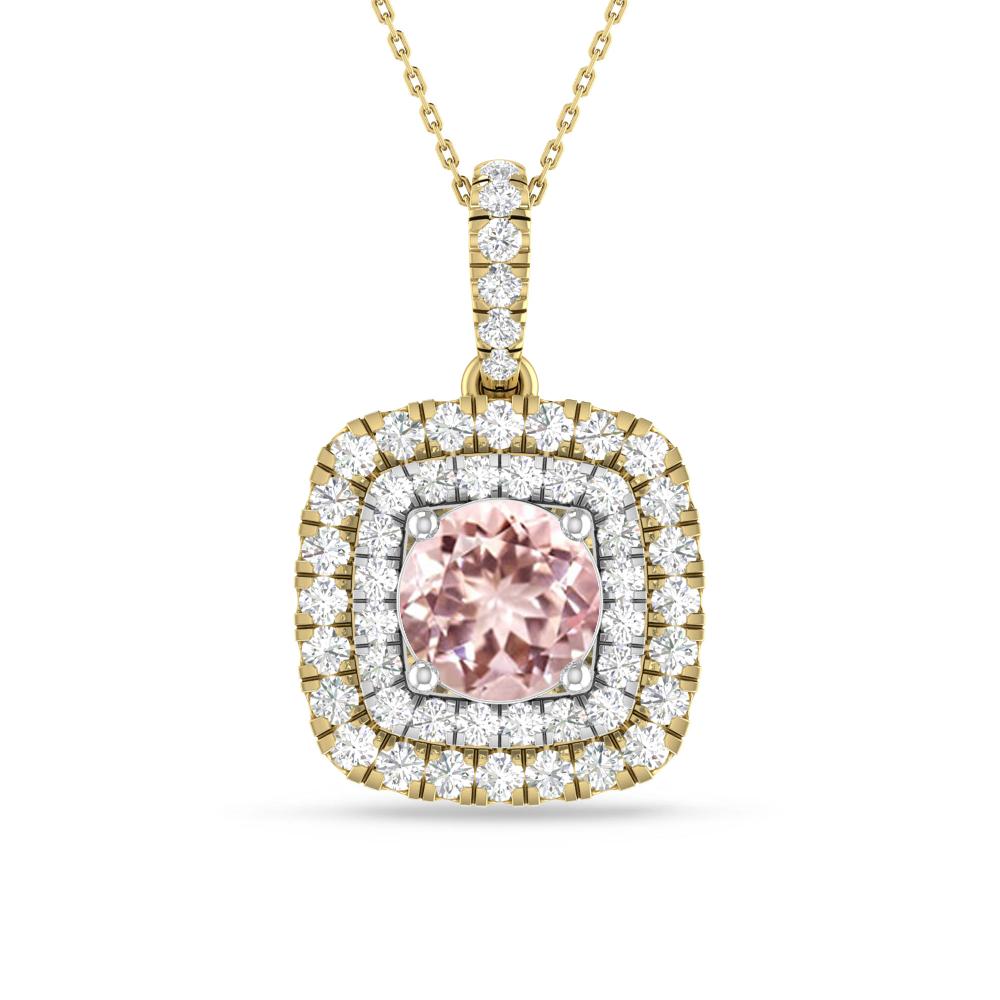 Yellow Gold/White Gold - Morganite