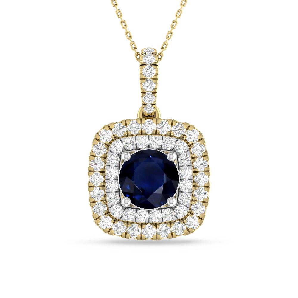 Yellow Gold/White Gold - Sapphire