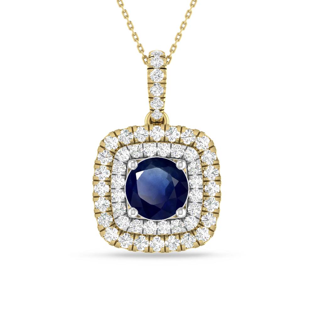 Yellow Gold/White Gold - Sapphire