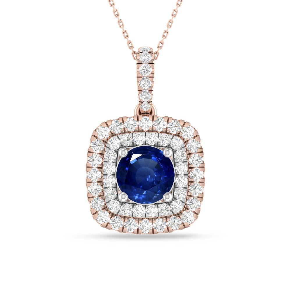 Rose Gold/White Gold - Sapphire