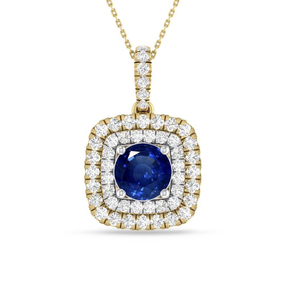 Yellow Gold/White Gold - Sapphire
