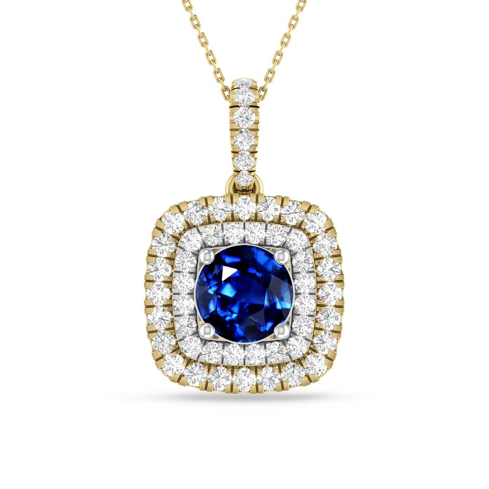 Yellow Gold/White Gold - Sapphire