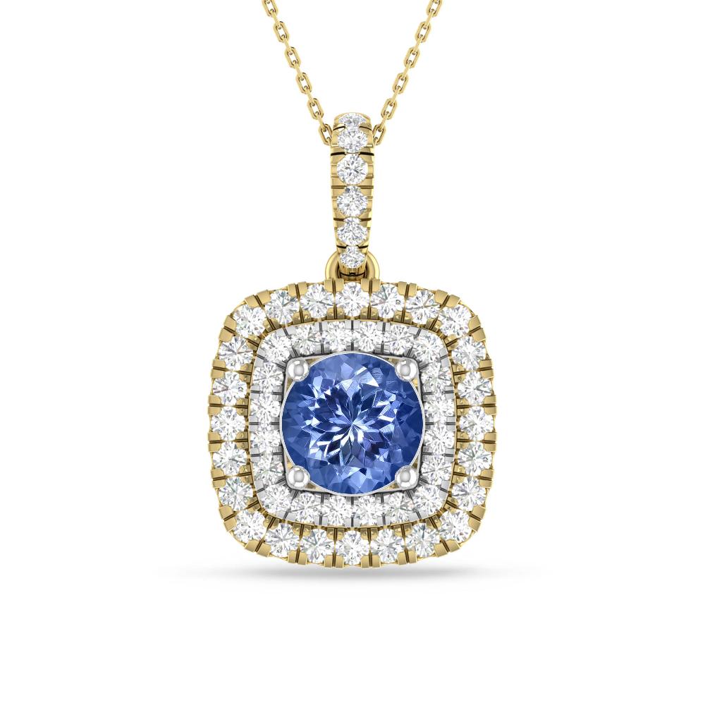 Yellow Gold/White Gold - Tanzanite