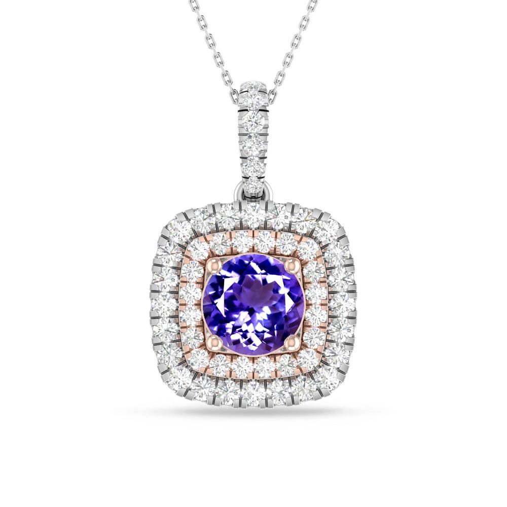 White Gold/Rose Gold - Tanzanite