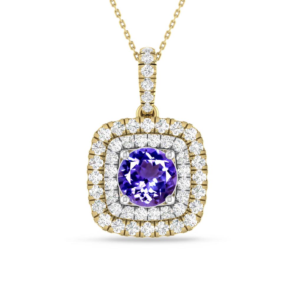 Yellow Gold/White Gold - Tanzanite