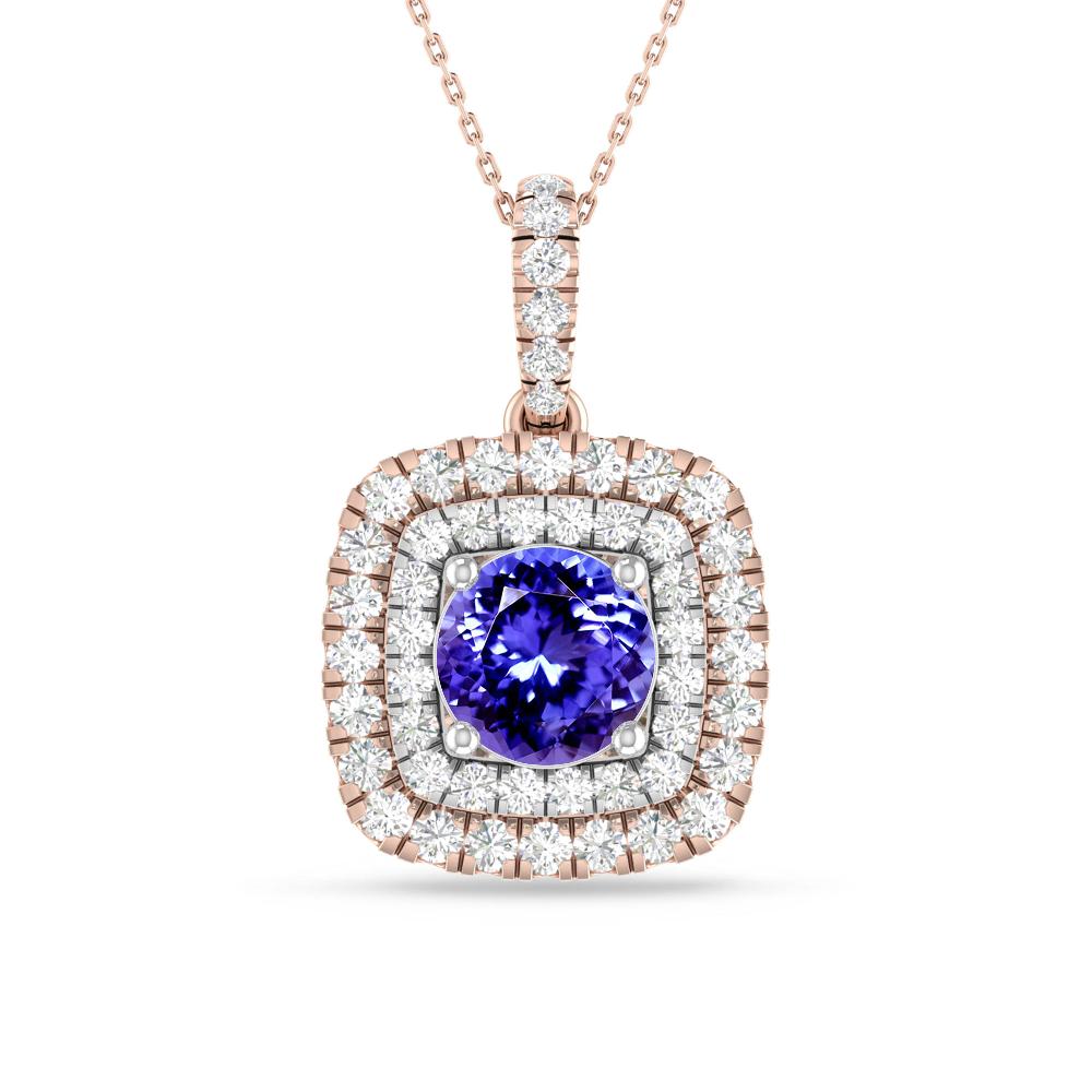 Rose Gold/White Gold - Tanzanite