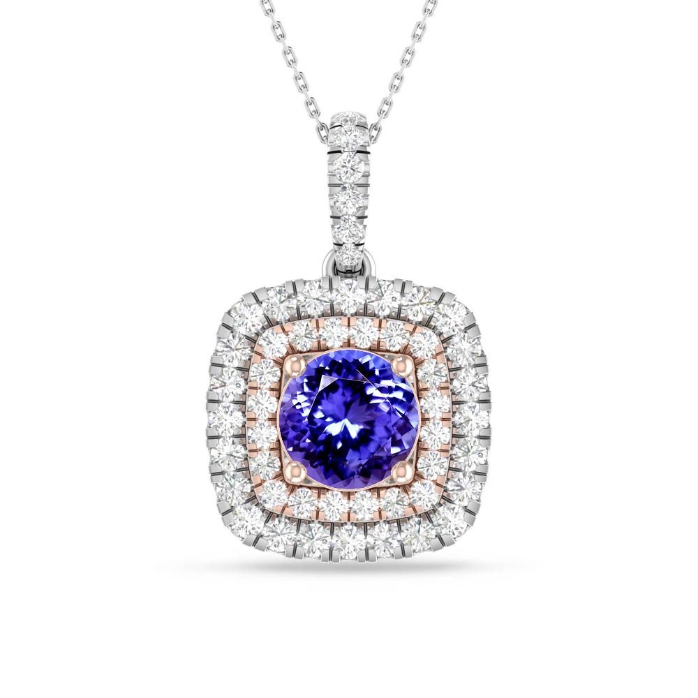 White Gold/Rose Gold - Tanzanite