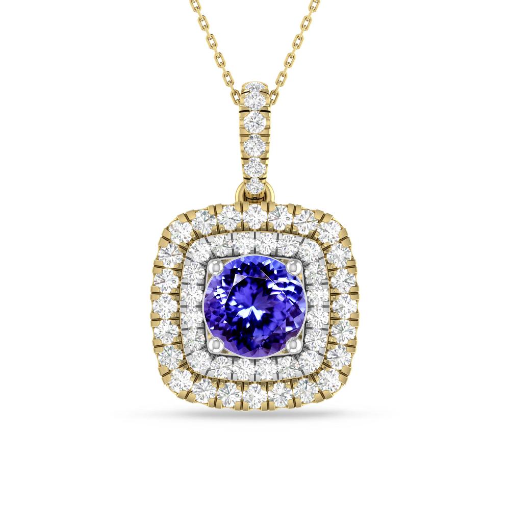 Yellow Gold/White Gold - Tanzanite