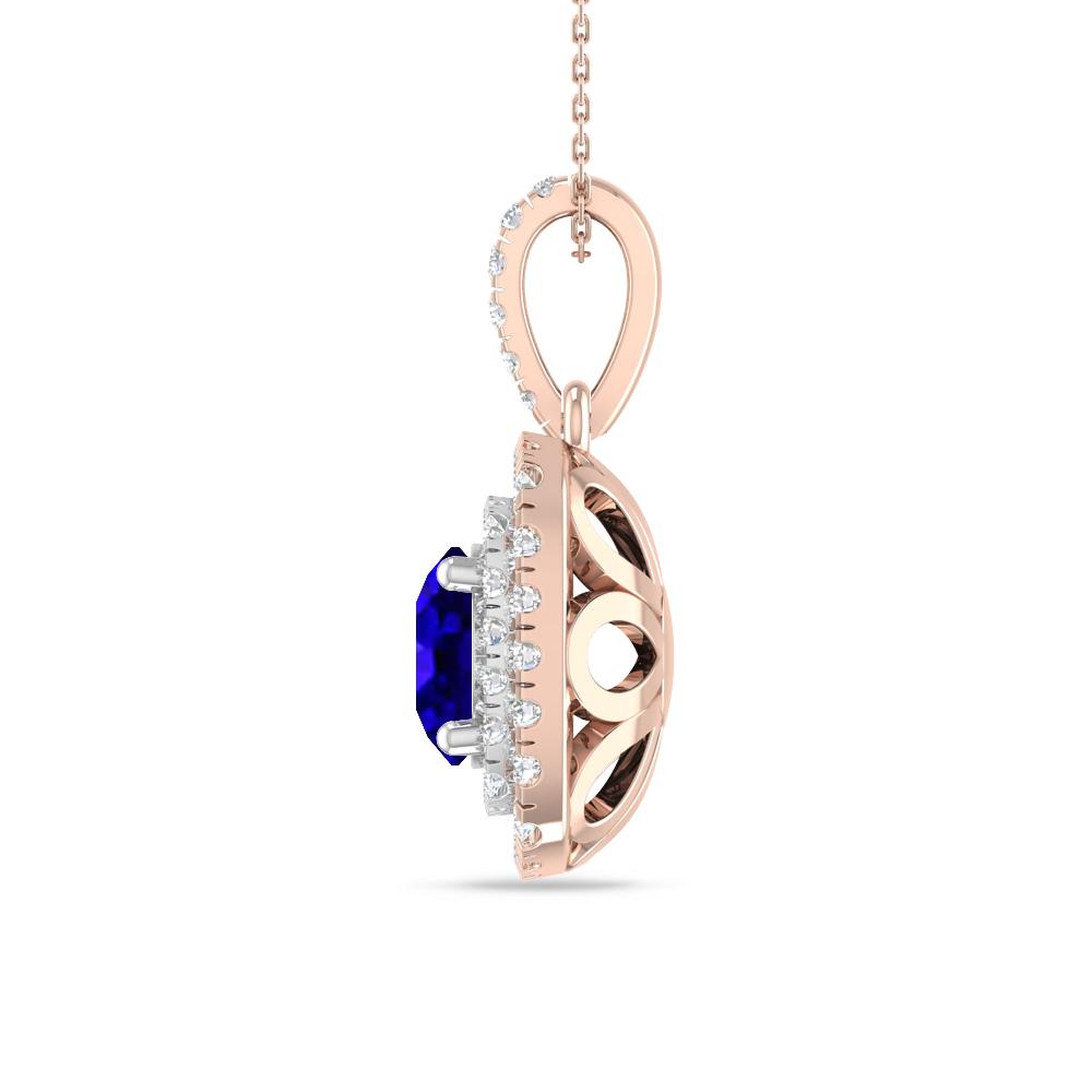 Rose Gold/White Gold - Tanzanite