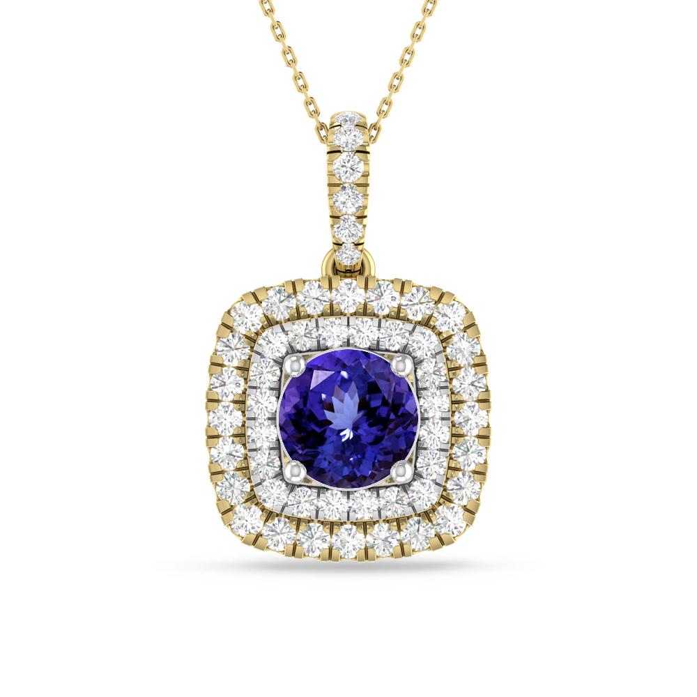 Yellow Gold/White Gold - Tanzanite