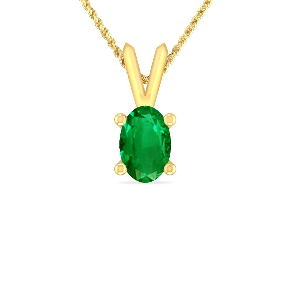 Yellow Gold - Emerald