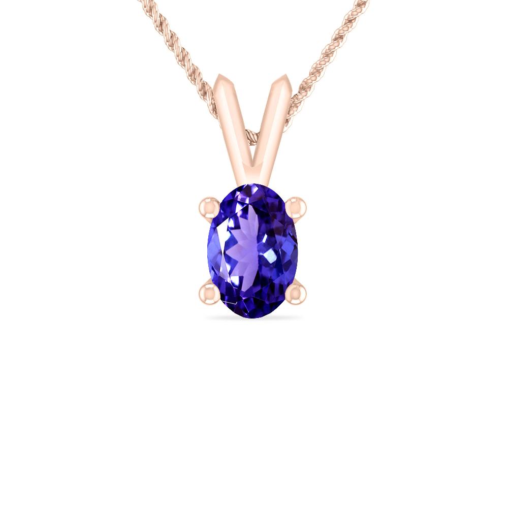 Rose Gold - Tanzanite