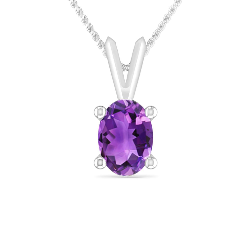 White Gold - Amethyst