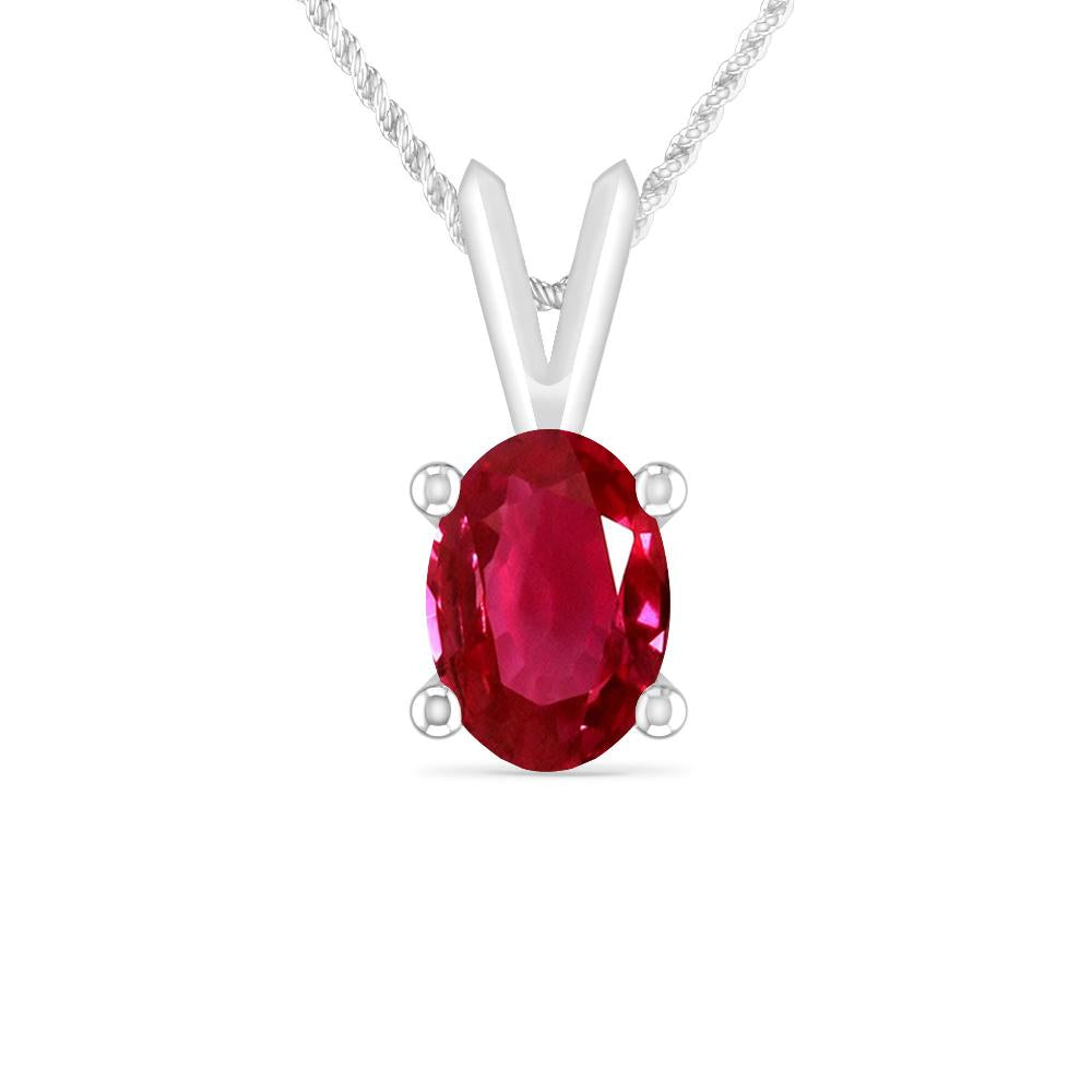 White Gold - Ruby