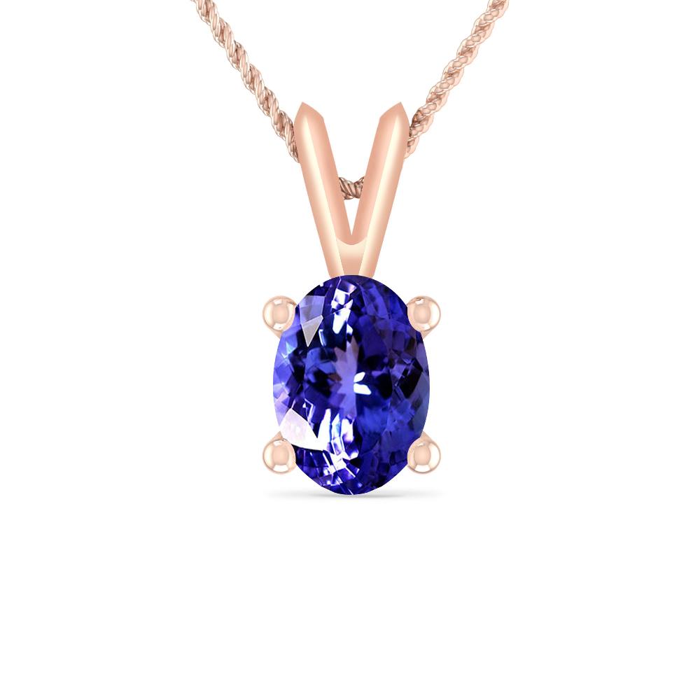 Rose Gold - Tanzanite