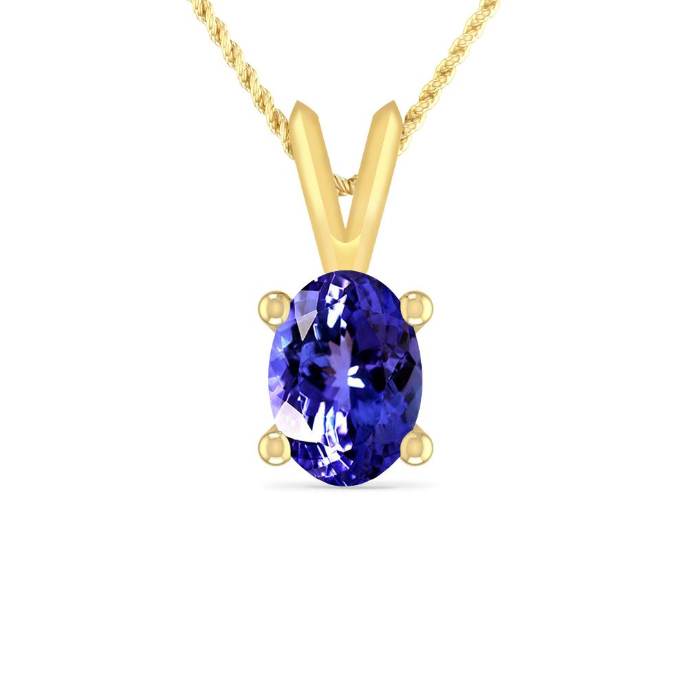 Yellow Gold - Tanzanite