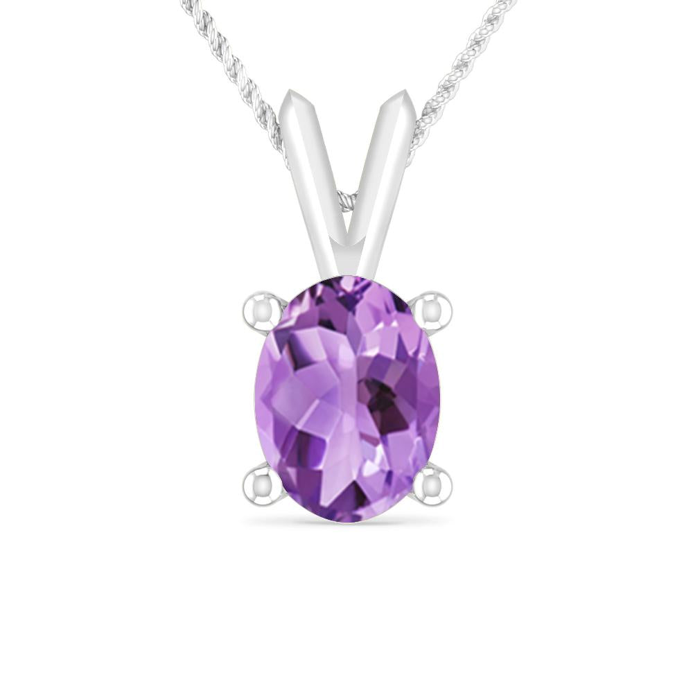 White Gold - Amethyst