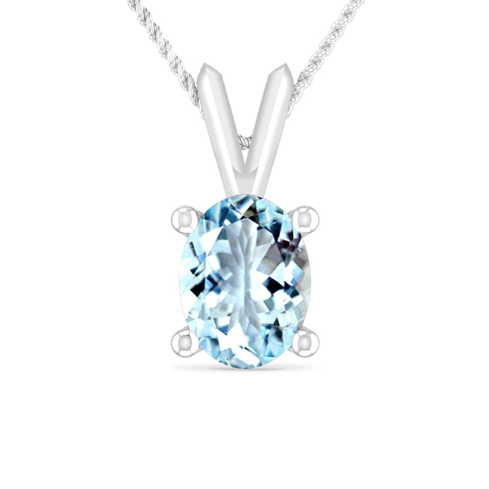 White Gold - Aquamarine