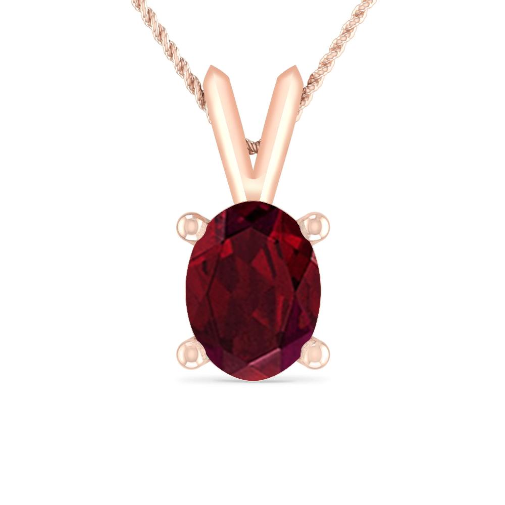 Rose Gold - Garnet