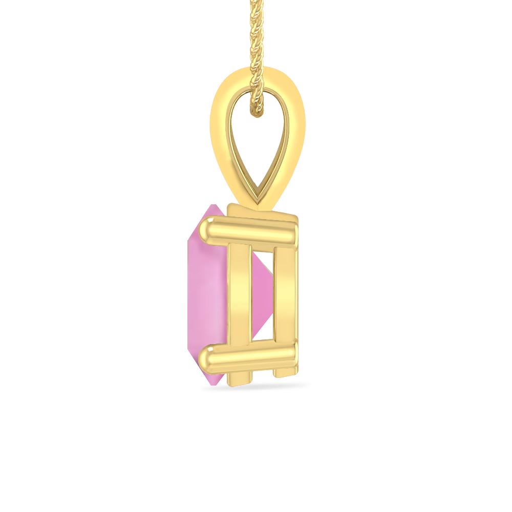 Yellow Gold - Pink Tourmaline