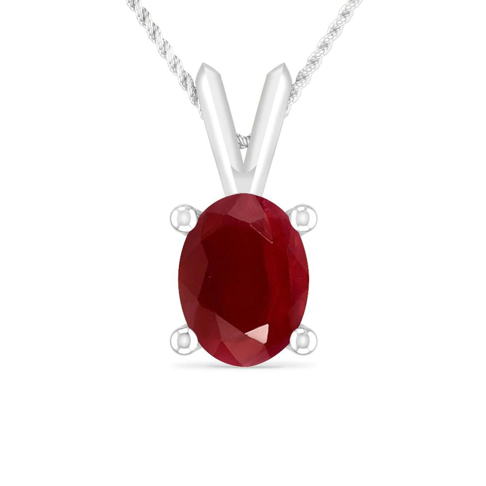 White Gold - Ruby