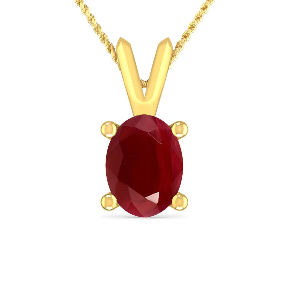 Yellow Gold - Ruby