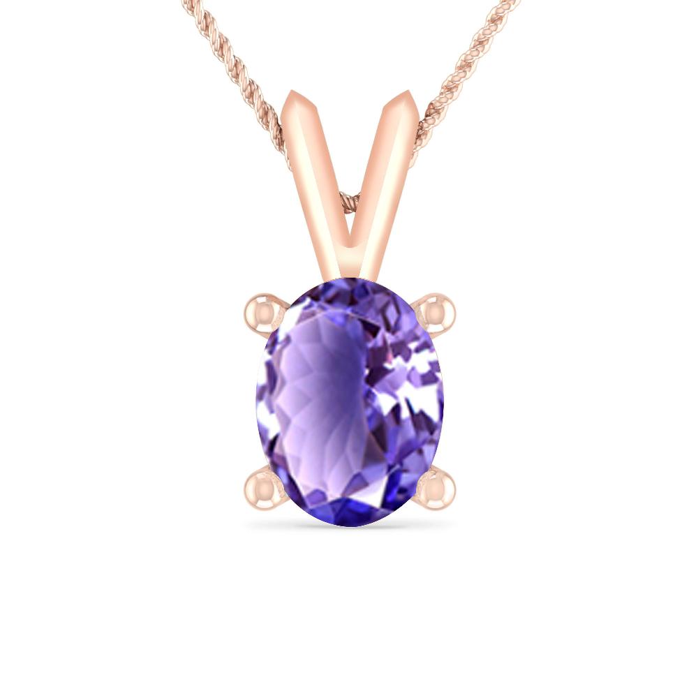 Rose Gold - Tanzanite