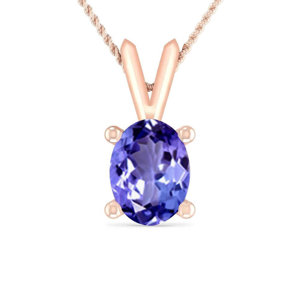 Rose Gold - Tanzanite