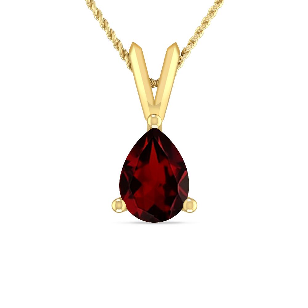 Yellow Gold - Garnet