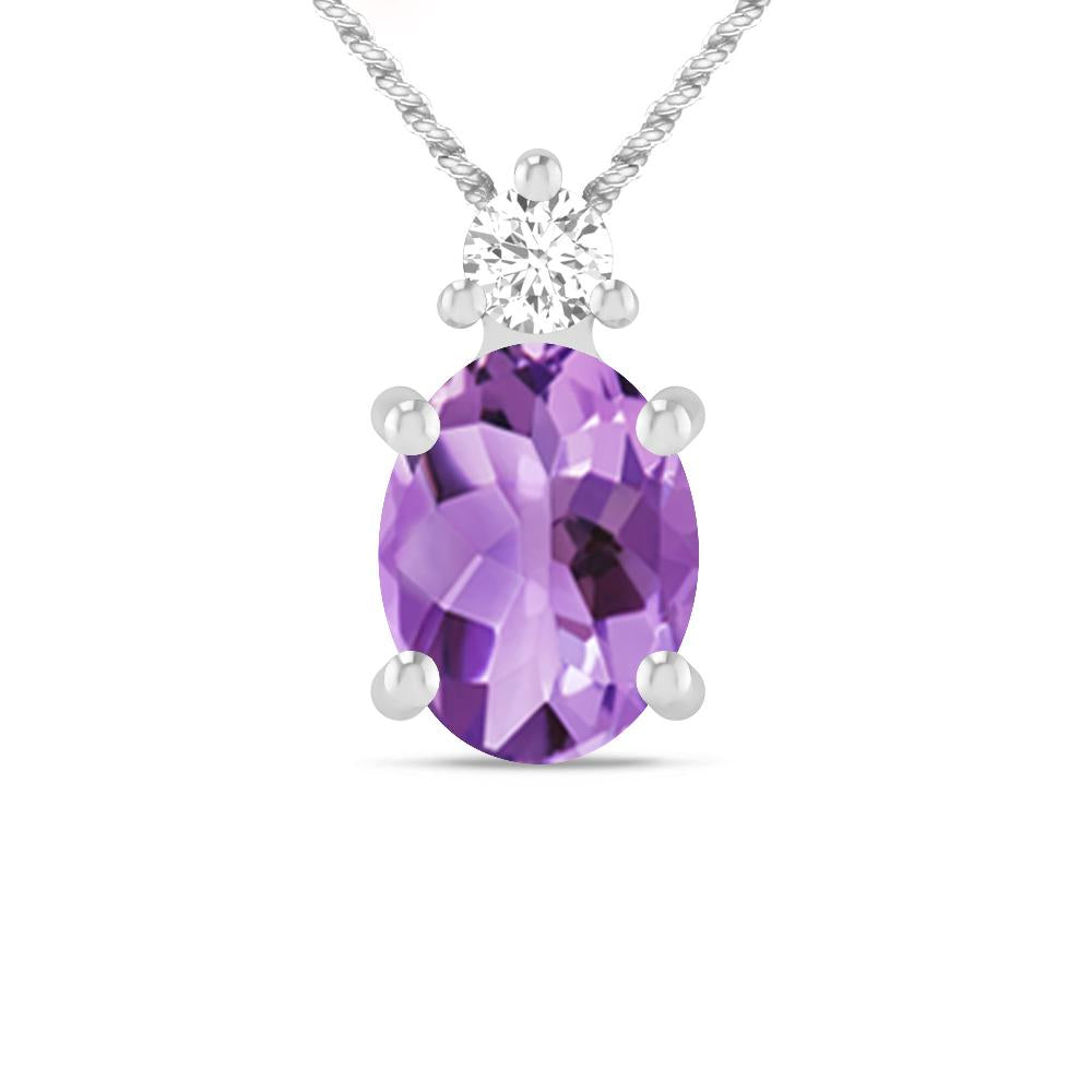 White Gold - Amethyst