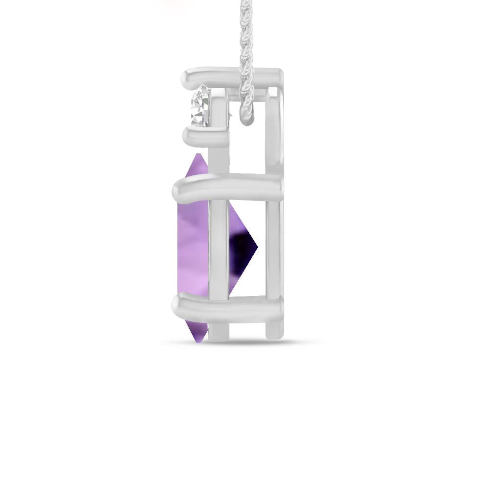 White Gold - Amethyst