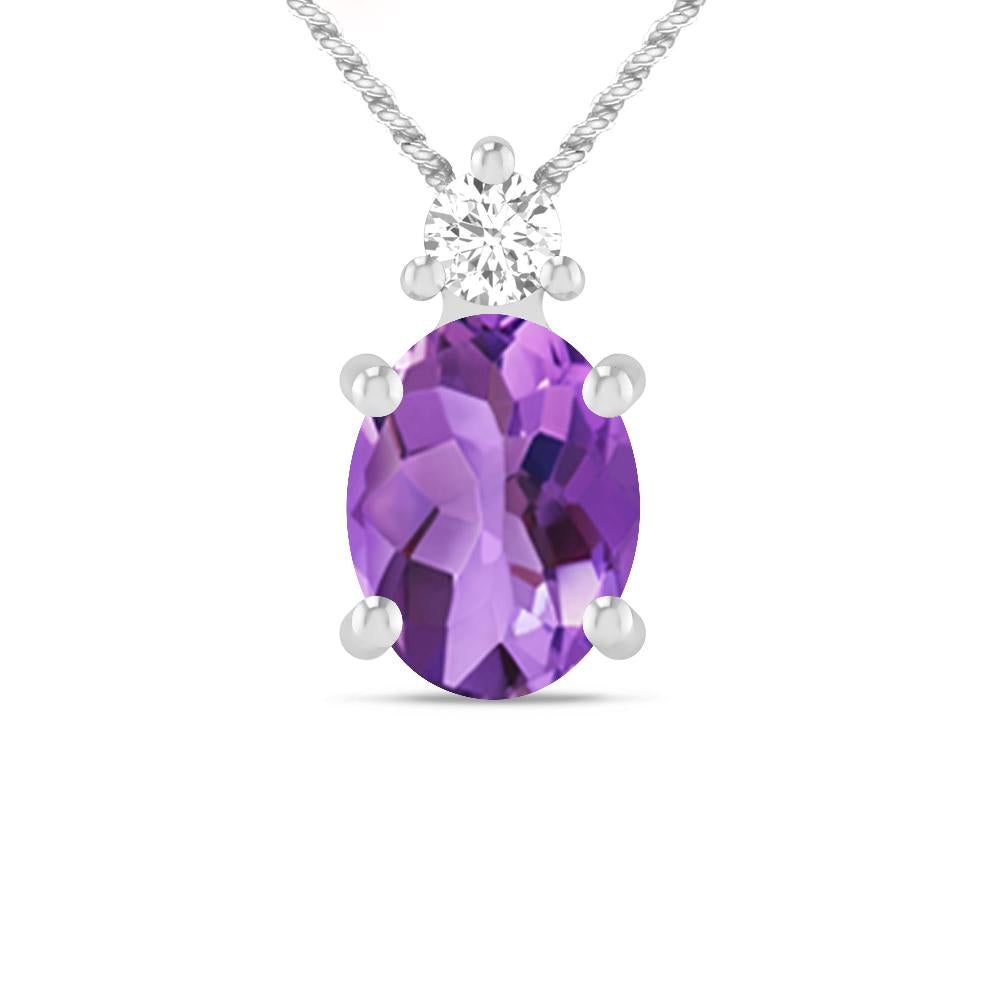 White Gold - Amethyst